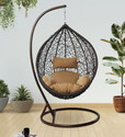 Home Delight Swing Chair with Stand And Cushion For Adult Iron Hammock (Beige, DIY(Do-It-Yourself))