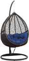 Home Delight Swing Chair with Stand And Cushion For Adult Iron Hammock (Brown, Blue, DIY(Do-It-Yourself))