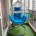Home Delight Swing Chair with Stand And Cushion For Adult Iron Hammock (Blue, DIY(Do-It-Yourself))