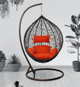 Home Delight Swing Chair with Stand And Cushion For Adult Iron Hammock (Orange, DIY(Do-It-Yourself))