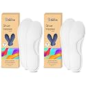 Home Genie Memory Foam Shoes Insole | shoe Insoles for All Shoes | Shoe Insole for heel pain | Super Soft Absorption Pads Comfortable, Soft, Durable, Washable (Pack of 2, White)