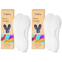 Home Genie Memory Foam Shoes Insole | shoe Insoles for All Shoes | Shoe Insole for heel pain | Super Soft Absorption Pads Comfortable, Soft, Durable, Washable (Pack of 2, White)