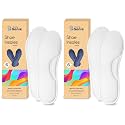Home Genie Memory Foam Shoes Insole | shoe Insoles for All Shoes | Shoe Insole for heel pain | Super Soft Absorption Pads Comfortable, Soft, Durable, Washable (Pack of 2, White)