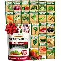 HOME GROWN 20 Variety Survival Seed Vault, 10,000+ Vegetable Seeds