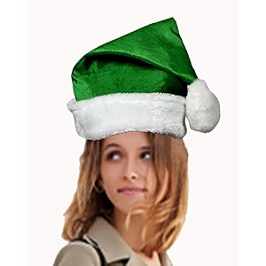 plush santa cap for christmas new year party sold by hometex creative india amp made in india for twins amp adults 3385-p