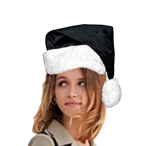 plush santa cap for christmas new year party sold by hometex creative india amp made in india for twins amp adults 3385-p