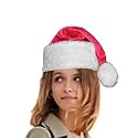 plush SANTA CAP for christmas new year party, sold by Hometex creative india &amp; Made in India. For Twins &amp; Adults (3385-P)