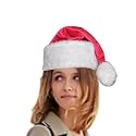 plush SANTA CAP for christmas new year party, sold by Hometex creative india &amp; Made in India. For Twins &amp; Adults (3385-P)