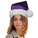 plush SANTA CAP for christmas new year party, sold by Hometex creative india &amp; Made in India. For Twins &amp; Adults (3385-P)