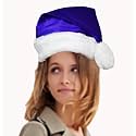 plush SANTA CAP for christmas new year party, sold by Hometex creative india &amp; Made in India. For Twins &amp; Adults (3385-P)