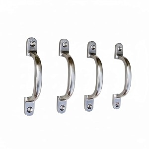 mixampmatch cast iron 4inch cabinet handles pack of 4 black antique  heavy duty push pull arch d handles for kitchen wardrobe almirah cupboard drawer amp wooden furniture 102mm