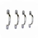 Mix&amp;Match Cast Iron 4inch Cabinet Handles (Pack of 4 Black Antique) – Heavy Duty Push Pull Arch D Handles for Kitchen Wardrobe, Almirah, Cupboard, Drawer &amp; Wooden Furniture (102mm)