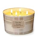 Home Lights Home Comforts Scented Candles, 18oz Soy Candles Rustic Modern 4-Wick Large Candle Jars | Ideal Candle Gifts for Events, Home Decor Stress, Relief &amp; Relaxation