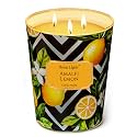 Home Lights Large jar Candle, 3-Wick Long-Lasting Scented Candles, 34oz Natural Soy Wax Candle for Home Scented, Eclectic Mixed Styles Gifts for Women &amp; Men, Amalfi Lemon