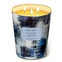 Home Lights Large jar Candle, 3-Wick Long-Lasting Scented Candles, 34oz Natural Soy Wax Candle for Home Scented, Scandinavian Minimalist Design Gifts for Women &amp; Men, Coastal Breeze