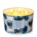 Home Lights Large jar Candle | 4-Wick Long-Lasting Scented Candles, 18oz Natural Soy Wax Candle for Home Scented, Scandinavian Minimalist Design Gifts for Women &amp; Men, Coastal Breeze