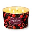 Home Lights Soy Wax Candles for Home Scented, 4-Wick Candles in Blackcherry Merlot Scented, Aromatherapy Candles Gift for Parties, Relaxing, Eclectic Mixed Styles, 18oz