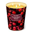 Home Lights Soy Wax Candles for Home Scented, 3-Wick Candles in Blackcherry Merlot Scented, Aromatherapy Candles Gift for Parties, Relaxing, Eclectic Mixed Styles, 34oz