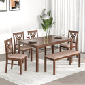 Nilkamal Alice Solid Wood 6 Seater Dining Set