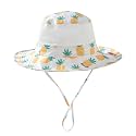 Home Prefer UPF50+ Wide Brim Sun Hat Boys Girls Sun Protection Hat Zoo Beach Swim Safari Bucket Hat for Baby Toddler Kid