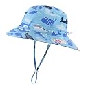 Home Prefer UPF50+ Wide Brim Sun Hat Boys Girls Sun Protection Hat Zoo Beach Swim Safari Bucket Hat for Baby Toddler Kid