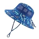 Home Prefer UPF50+ Wide Brim Sun Hat Boys Girls Sun Protection Hat Zoo Beach Swim Safari Bucket Hat for Baby Toddler Kid