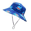 Home Prefer UPF50+ Wide Brim Sun Hat Boys Girls Sun Protection Hat Zoo Beach Swim Safari Bucket Hat for Baby Toddler Kid