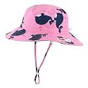 Home Prefer UPF50+ Wide Brim Sun Hat Boys Girls Sun Protection Hat Zoo Beach Swim Safari Bucket Hat for Baby Toddler Kid