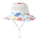 Home Prefer UPF50+ Wide Brim Sun Hat Boys Girls Sun Protection Hat Zoo Beach Swim Safari Bucket Hat for Baby Toddler Kid