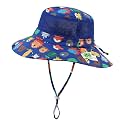 Home Prefer UPF50+ Wide Brim Sun Hat Boys Girls Sun Protection Hat Zoo Beach Swim Safari Bucket Hat for Baby Toddler Kid