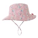 Home Prefer UPF50+ Wide Brim Sun Hat Boys Girls Sun Protection Hat Zoo Beach Swim Safari Bucket Hat for Baby Toddler Kid