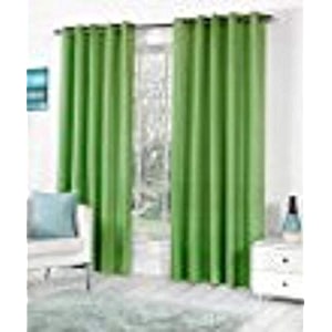 polyresin grommet rod pocket door curtain 10 feet green pack of 2