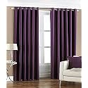 Polyresin Grommet, Rod Pocket Door Curtain, 10 Feet, Wine, Pack of 2