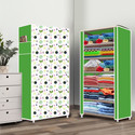 Home Reserve 6 Shelf Butterfly Printed PP Collapsible Wardrobe