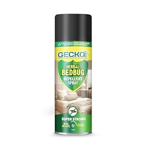 gecko bedbug spray  herbal natural chemical-free protection  plant oil formula  safe for babies amp pets  fast action in 10 min amp long-lasting  khatmal repellent  pack of 1 120ml