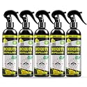 Home-Secure Herbal Mosquito Repellent-220 ml With Lime Fregrance| Natural Mosquito Killer Spray | Pet Safe, Kids Safe | Non-Toxic, Eco Friendly, Chemical Free | Made With Plant Oils (Pack of 5)