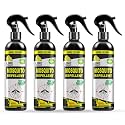 Home-Secure Herbal Mosquito Repellent-220 ml With Lime Fregrance| Natural Mosquito Killer Spray | Pet Safe, Kids Safe | Non-Toxic, Eco Friendly, Chemical Free | Made With Plant Oils (Pack of 4)
