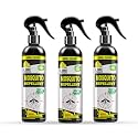 Home-Secure Herbal Mosquito Repellent-220 ml With Lime Fregrance| Natural Mosquito Killer Spray | Pet Safe, Kids Safe | Non-Toxic, Eco Friendly, Chemical Free | Made With Plant Oils (Pack of 3)