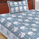 Home@shop Cotton Single Bed Cover