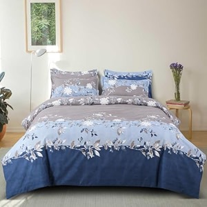 the home style 200tc super soft glace cotton king size duvet cover ii razai cover ii quilt cover ii dohar for double bed with zipper closure 90x100 inch frost blue
