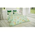 THE HOME STYLE 400TC Super Soft Glace Cotton King Size Zipper Duvet Ii Razai Ii Quilt Ii Comforter Cover Ii Dohar Of Double Bed(90X100 Inch)With Same Designed Pillow Cover(2 Pcs)(Ballet Pink)
