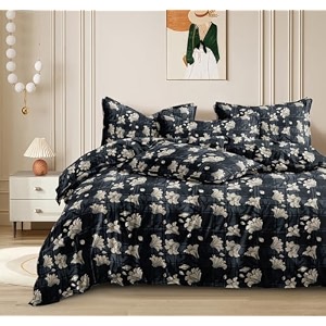 the home style 350tc super soft glace cotton king size duvet cover ii razai cover ii quilt cover ii dohar for double bed with zipper closure 90x100 inch polar night