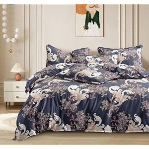 the home style 350tc super soft glace cotton king size duvet cover ii razai cover ii quilt cover ii dohar for double bed with zipper closure 90x100 inch bronze midnight