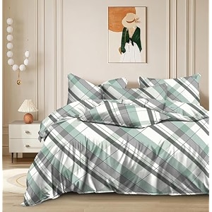 the home style 200tc super soft glace cotton king size duvet cover ii razai cover ii quilt cover ii dohar for double bed with zipper closure 90x100 inch abstract mist