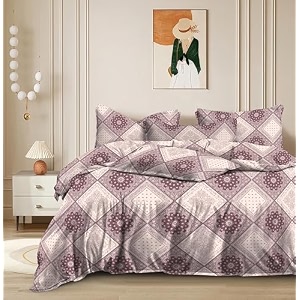 the home style 200tc super soft glace cotton king size duvet cover ii razai cover ii quilt cover ii dohar for double bed with zipper closure 90x100 inch abstract mist