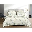 THE HOME STYLE 400TC Super Soft Glace Cotton King Size Duvet II Razai II Quilt II Comforter Cover II Dohar of Double Bed (90x100 inch) with Same Designed Flat King Size Bedsheet (90x100 inch) with 2 Pillow Cover (Ballet Pink)