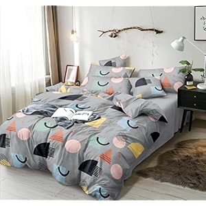 the home style super soft glace cotton 200 tc single bed quilt cover ii rajai cover ii duvet cover ii comforter cover ll dohar for single bed with zipper dohars 60x90 inch single blue heart