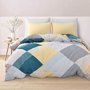 the home style super soft glace cotton 200 tc single bed quilt cover ii rajai cover ii duvet cover ii comforter cover ll dohar for single bed with zipper dohars 60x90 inch single blue heart