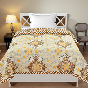 home stylish floral single comforter for  ac room