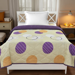 home stylish floral single comforter for  ac room microfiber multicolor